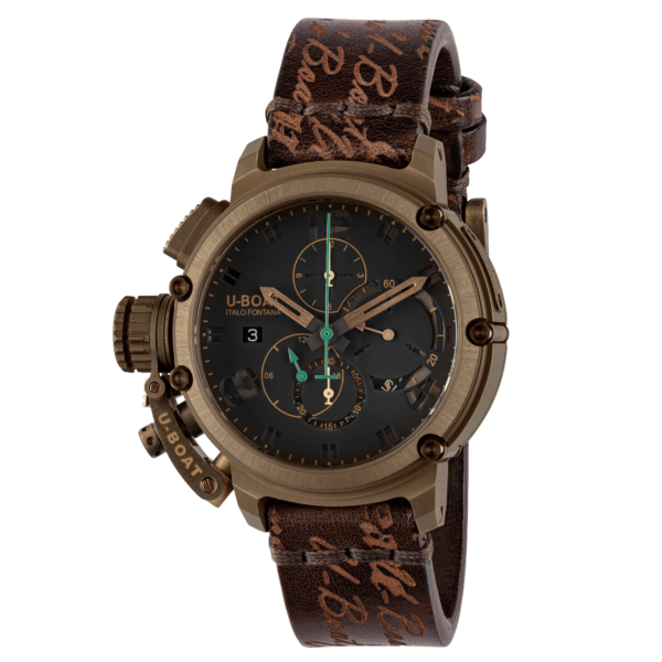 שעון CHIMERA SAPPHIRE GREEN CHRONO BRONZE 8526 U-Boat Watch Collection