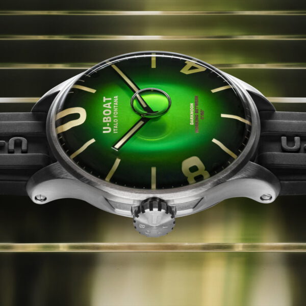 ⁦שעון DARKMOON 44MM GREEN SS SOLEIL 8702B U-Boat Watch Collection⁩ – תמונה ⁦2⁩