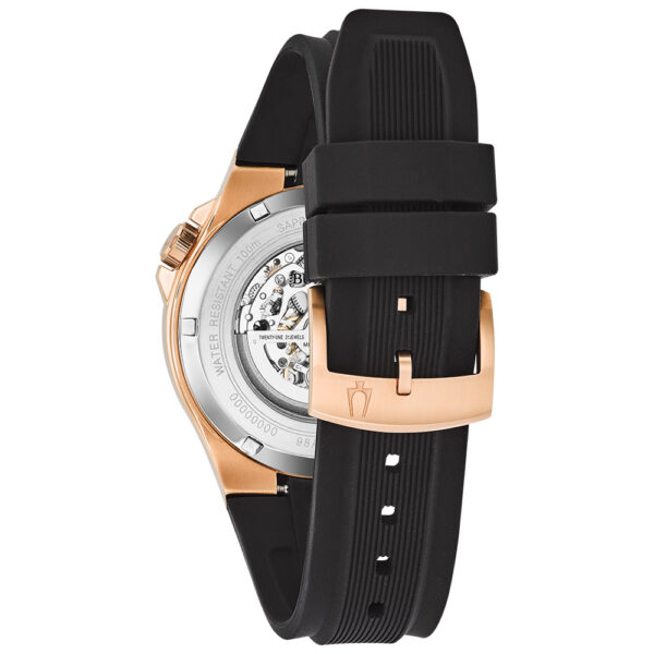 ⁦שעון בולובה BULOVA GENTS MAQUINA AUTOMATIC BRACELET WATCH 98A177⁩ – תמונה ⁦2⁩